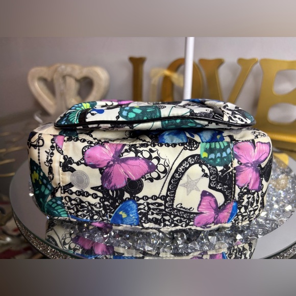 Coach 2008 Limited Edition "Carly" Butterfly Print bag W/matching wristlet EUC - Picture 11 of 15